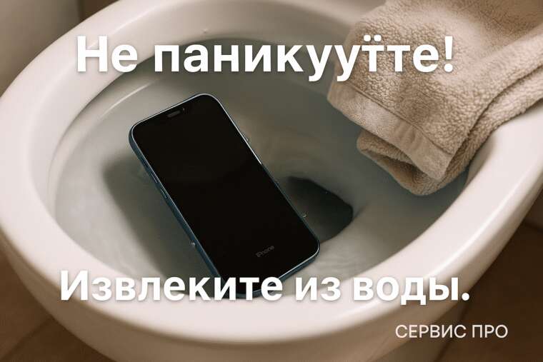 Телефон упал в воду: как спасти устройство и избежать потери данных