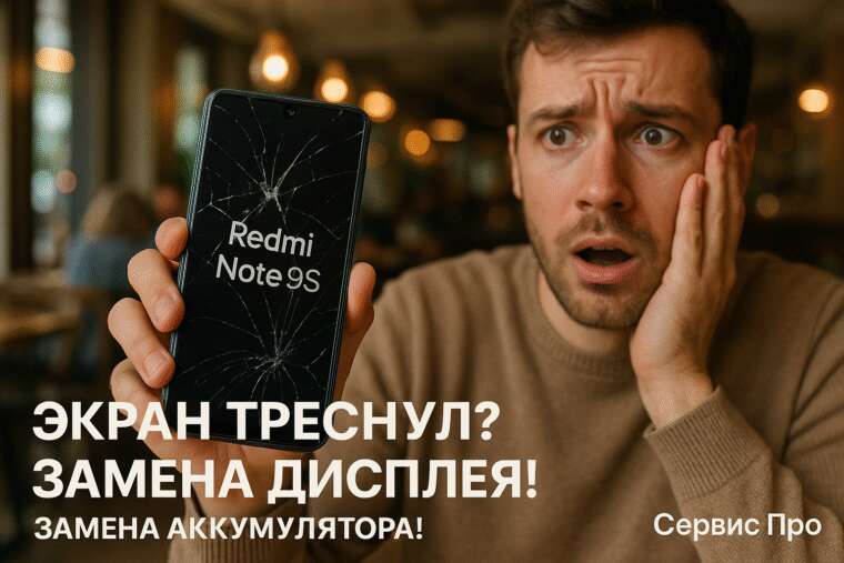 Ремонт Xiaomi Redmi Note 9s в Гомеле