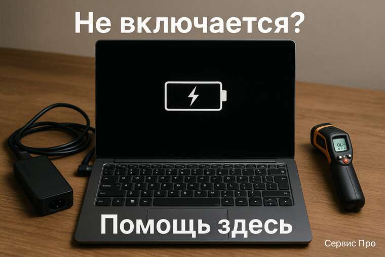Как быстро вернуть ноутбук к жизни: 10 шагов, если он не включается!