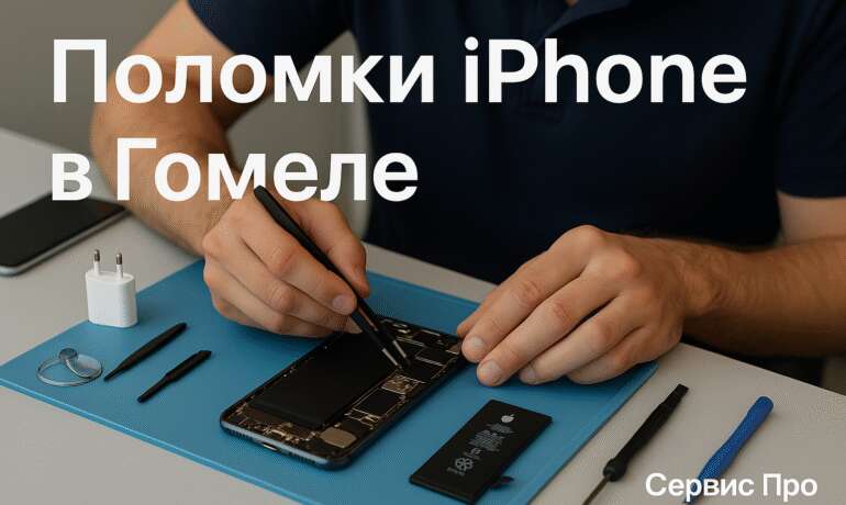 Как быстро и недорого отремонтировать 5 самых распространенных поломок iPhone в Гомеле