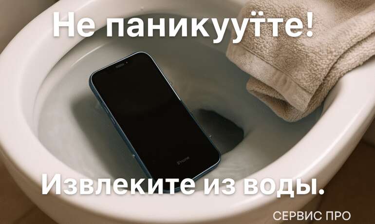 Телефон упал в воду: как спасти устройство и избежать потери данных