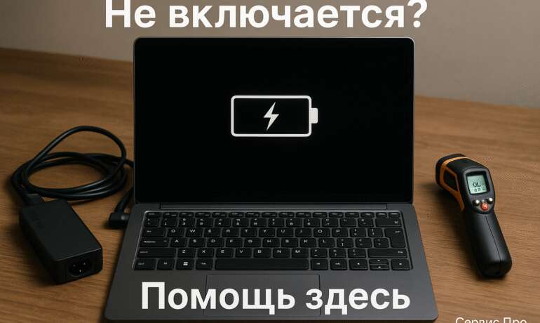 Как быстро вернуть ноутбук к жизни: 10 шагов, если он не включается!