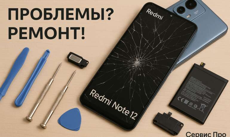 Ремонт Xiaomi Redmi Note 12 в Гомеле