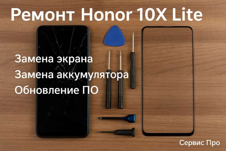 Ремонт Honor 10X Lite в Гомеле