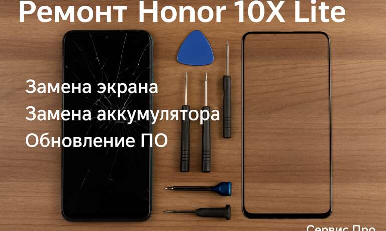 Ремонт Honor 10X Lite в Гомеле