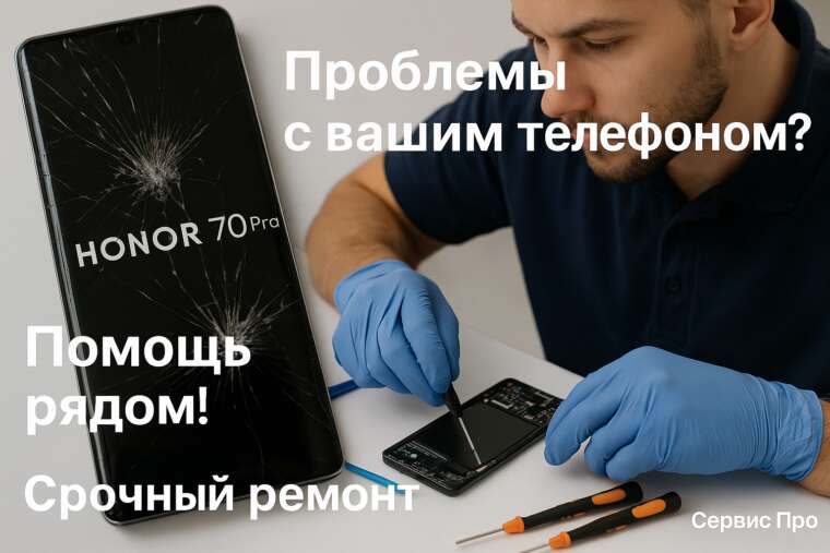 Ремонт Honor 70 Pro+ в Гомеле