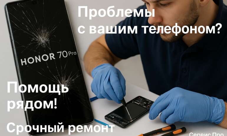 Ремонт Honor 70 Pro+ в Гомеле