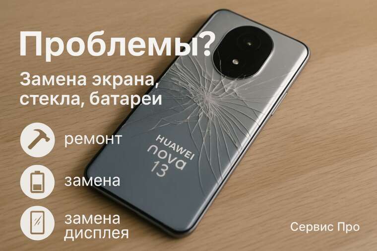 Ремонт Huawei Nova 13 в Гомеле