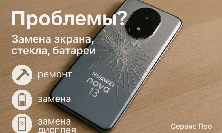 Ремонт Huawei Nova 13 в Гомеле