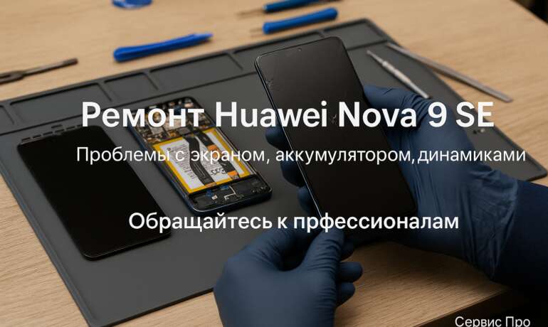 Ремонт Huawei Nova 9 SE в Гомеле