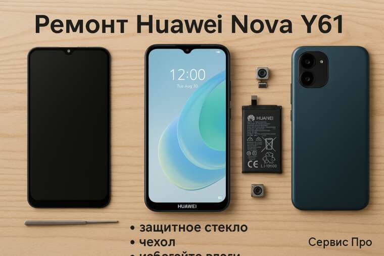 Ремонт Huawei Nova Y61 в Гомеле
