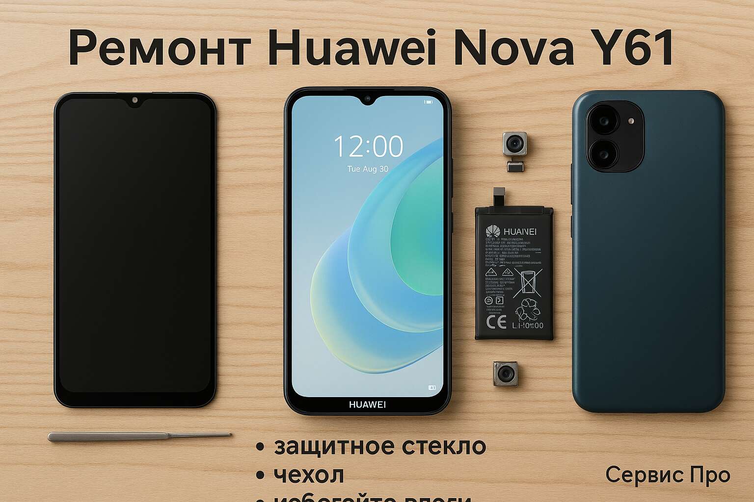 Ремонт Huawei Nova Y61 в Гомеле