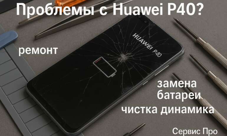 Ремонт Huawei P40 в Гомеле