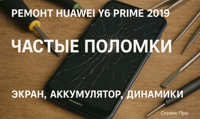 Ремонт Huawei Y6 Prime 2019 в Гомеле