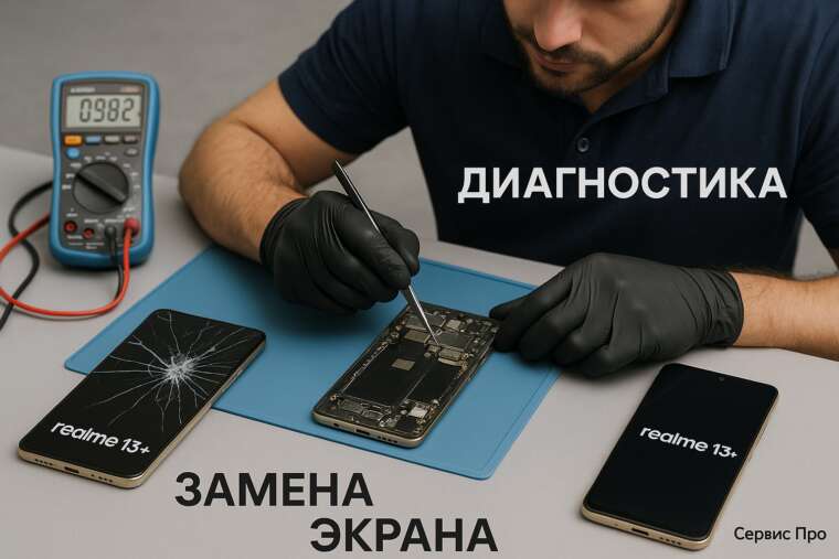 Ремонт Realme 13+  в Гомеле