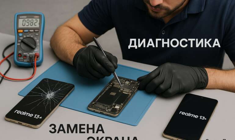 Ремонт Realme 13+  в Гомеле