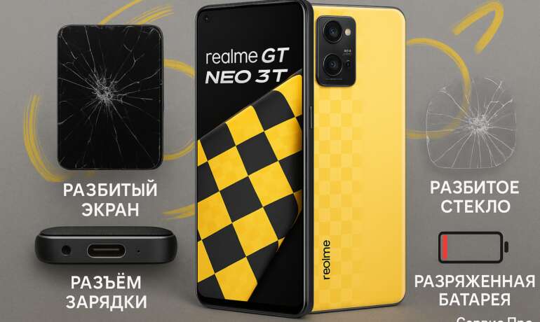 Ремонт Realme GT Neo 3T в Гомеле