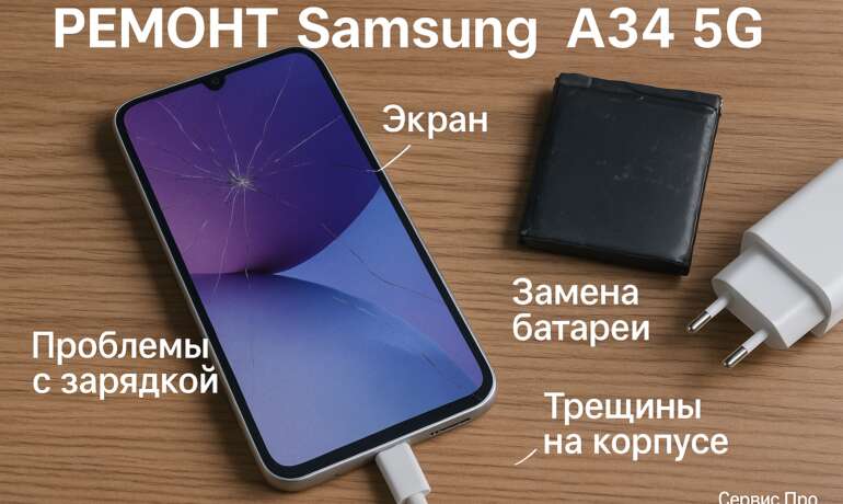 Ремонт Samsung A34 5G в Гомеле