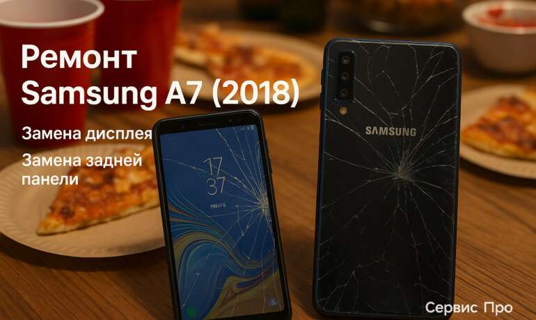 Ремонт Samsung A7 (2018) в Гомеле