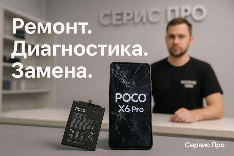 Ремонт Poco X6 Pro в Гомеле