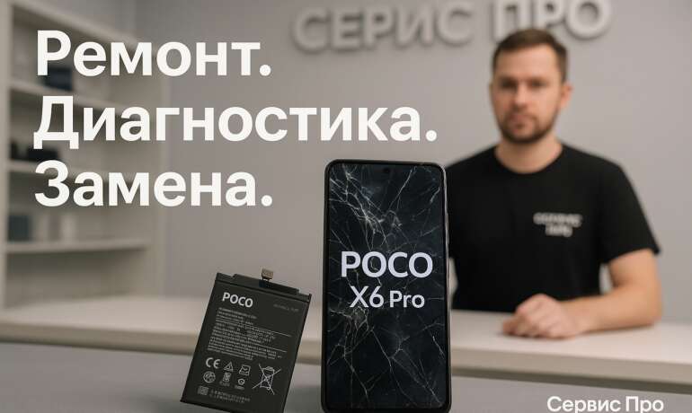 Ремонт Poco X6 Pro в Гомеле