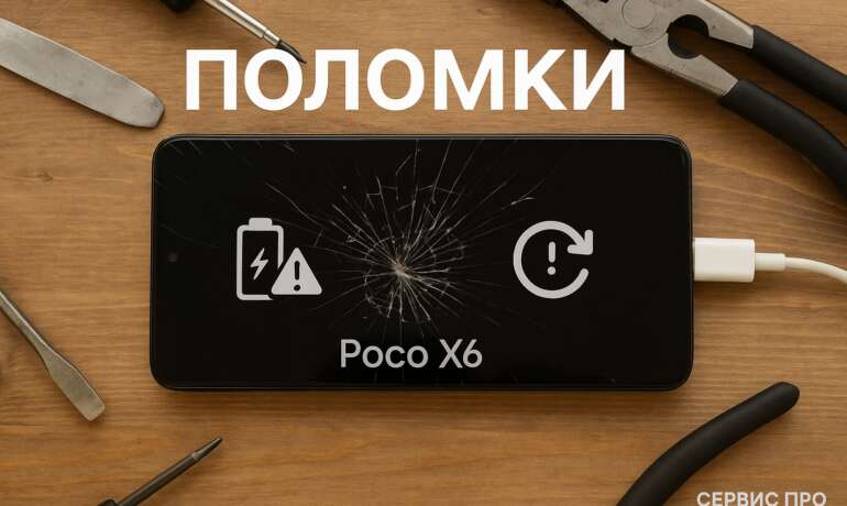 Ремонт Xiaomi Poco X6 в Гомеле
