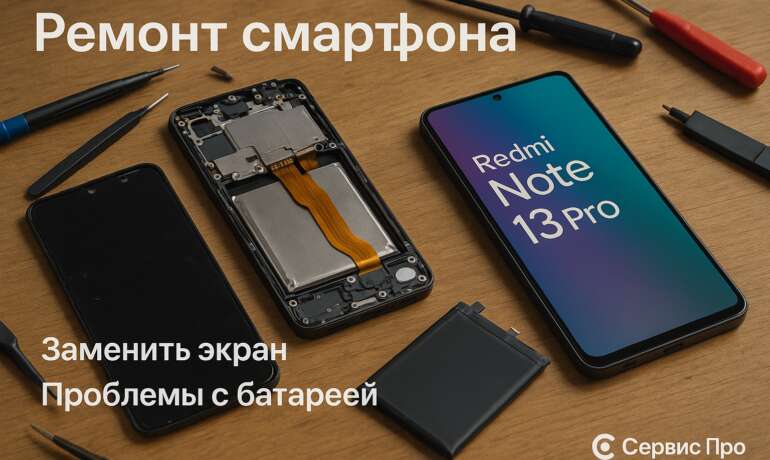 Ремонт телефона Xiaomi Redmi Note 13 Pro Гомель