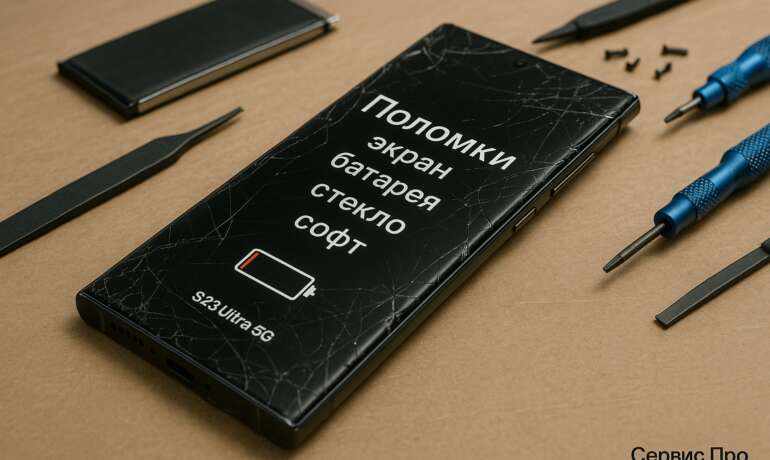 Ремонт Samsung S23 Ultra в Гомеле