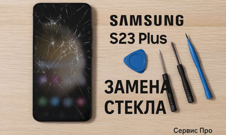 Замена стекла в телефоне Samsung S23 Plus Гомель