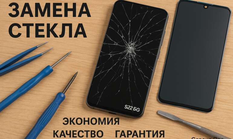 Замена стекла в телефоне Samsung S22 Гомель