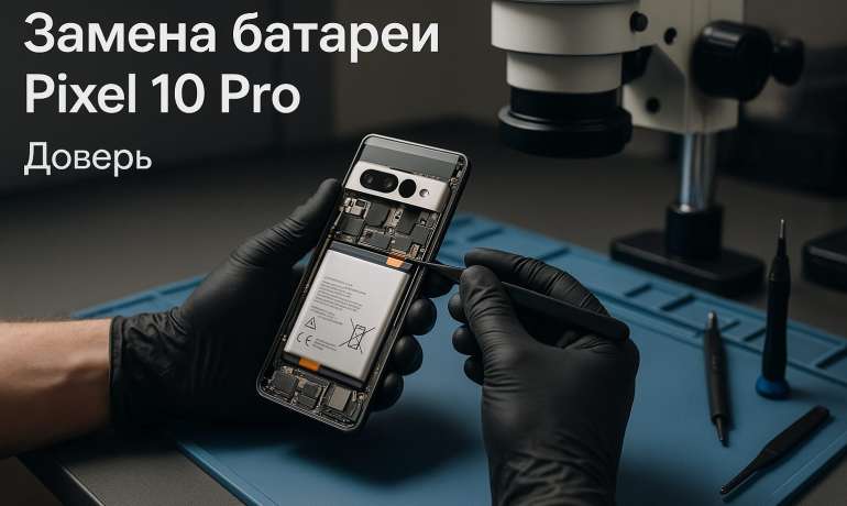 Замена батареи Pixel 10 Pro  в Гомеле