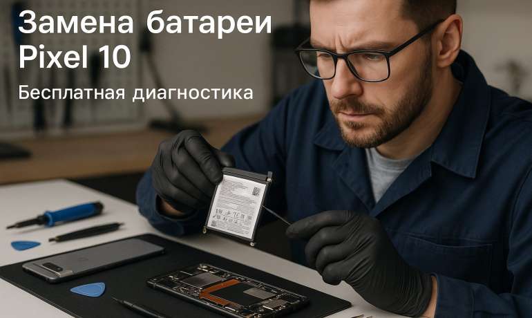 Замена батареи Pixel 10 в Гомеле