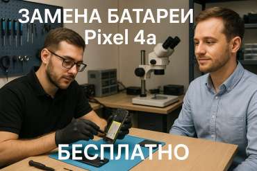Замена батареи Pixel 4a в Гомеле