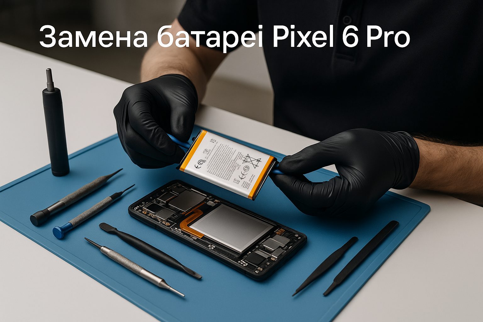 Замена батареи Pixel 6 Pro в Гомеле