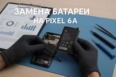 Замена батареи Pixel 6a в Гомеле