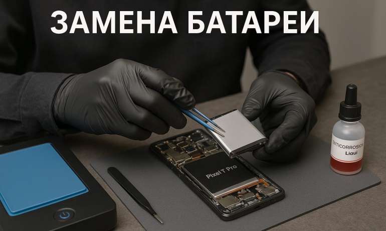 Замена батареи Pixel 7 Pro в Гомеле