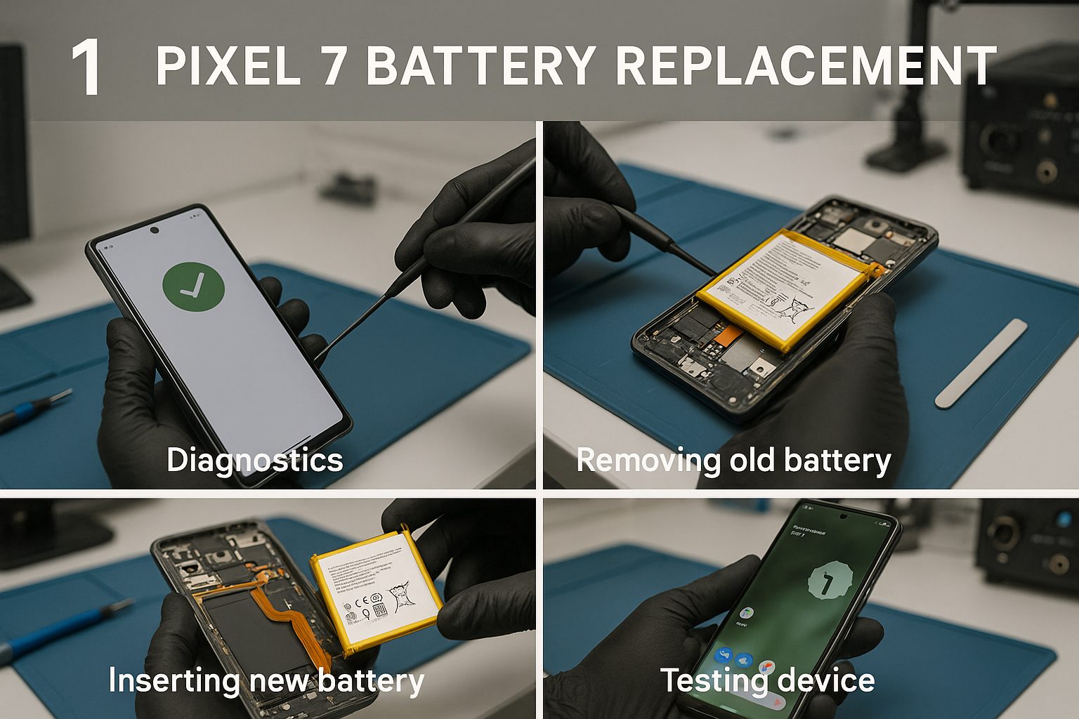 Замена батареи Pixel 7 в Гомеле