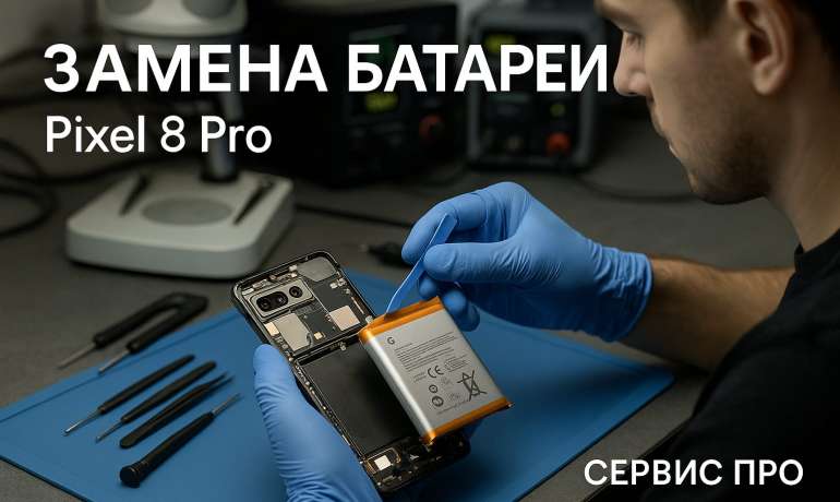 Замена батареи Pixel 8 Pro в Гомеле