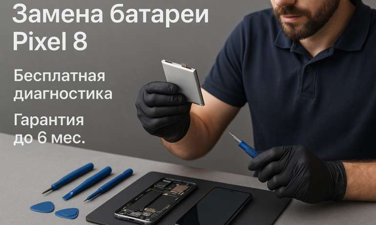 Замена батареи Pixel 8 в Гомеле