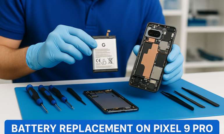 Замена батареи Pixel 9 Pro в Гомеле