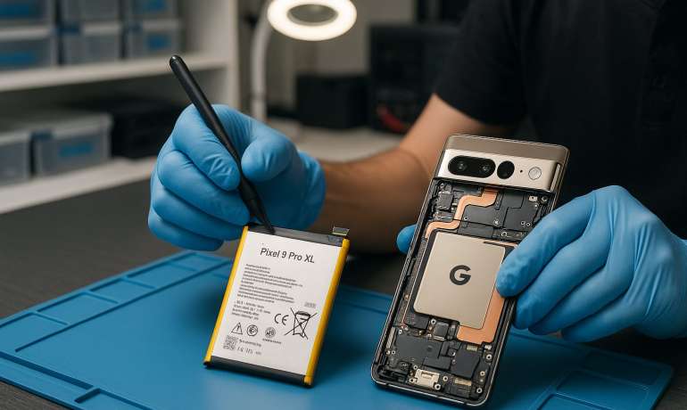 Замена батареи Pixel 9 Pro XL в Гомеле