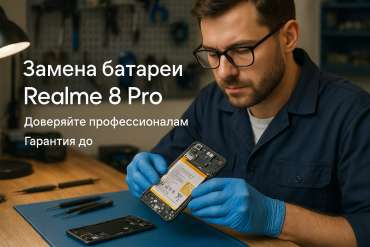 Замена батареи Realme 8 Pro в Гомеле