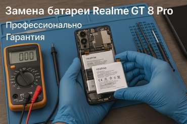 Замена батареи Realme GT 8 Pro в Гомеле