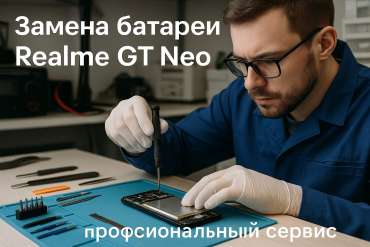 Замена батареи Realme GT Neo в Гомеле