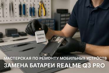 Замена батареи Realme Q3 Pro в Гомеле