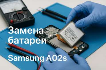Замена батареи Samsung A02s в Гомеле