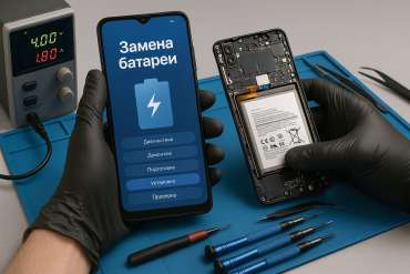 Замена батареи Samsung A03s в Гомеле