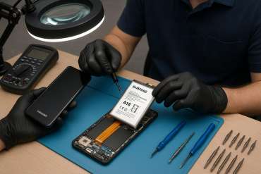 Замена батареи Samsung A16 в Гомеле