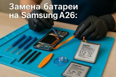 Замена батареи Samsung A26 в Гомеле