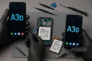 Замена батареи Samsung A30s в Гомеле